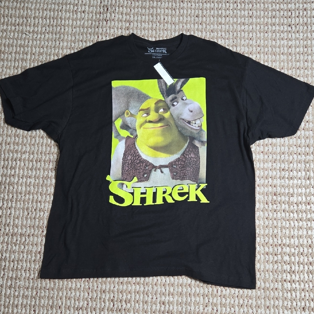 DreamWorks Shrek Donkey Movie 2XL 50 / 52 Plus Size Shirt Top